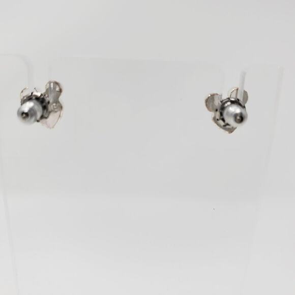 Disney Mickey Mouse April Birthstone Stud Earrings - Picture 5 of 6